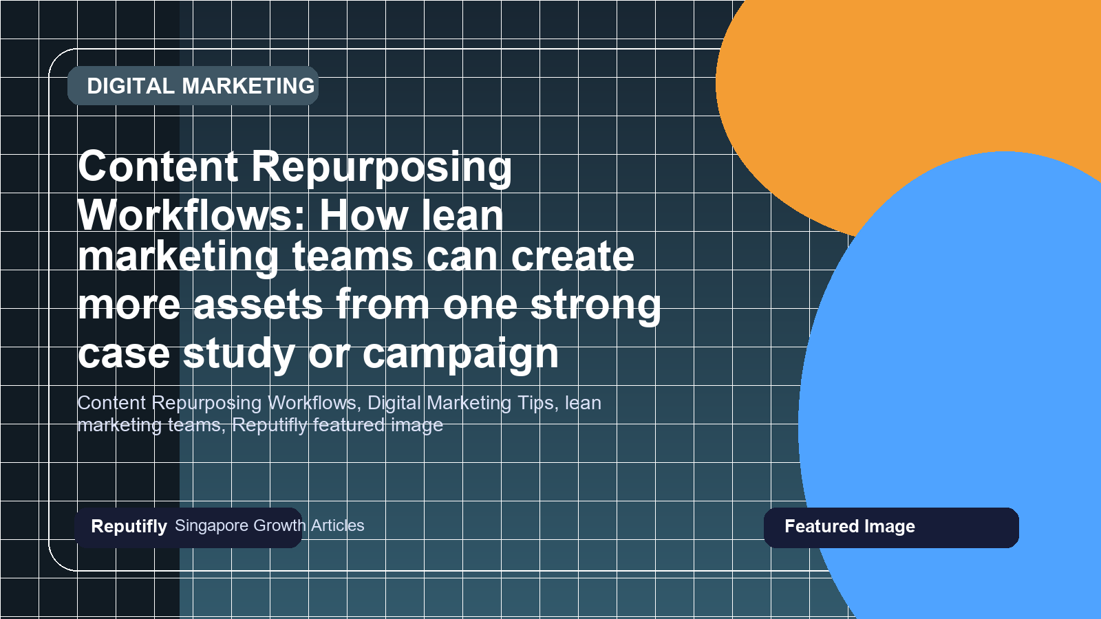 Content Repurposing Workflows: How lean marketing teams can create more assets from one strong case study or campaign featured image