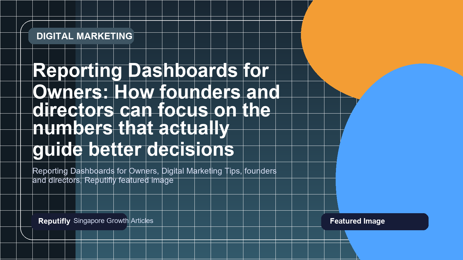 Reporting Dashboards for Owners: How founders and directors can focus on the numbers that actually guide better decisions featured image