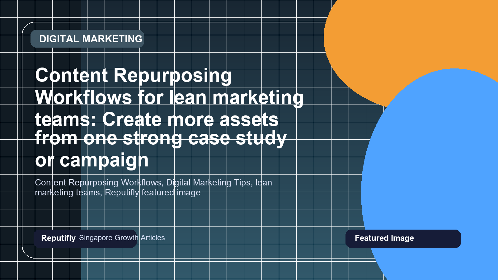 Content Repurposing Workflows for lean marketing teams: Create more assets from one strong case study or campaign featured image