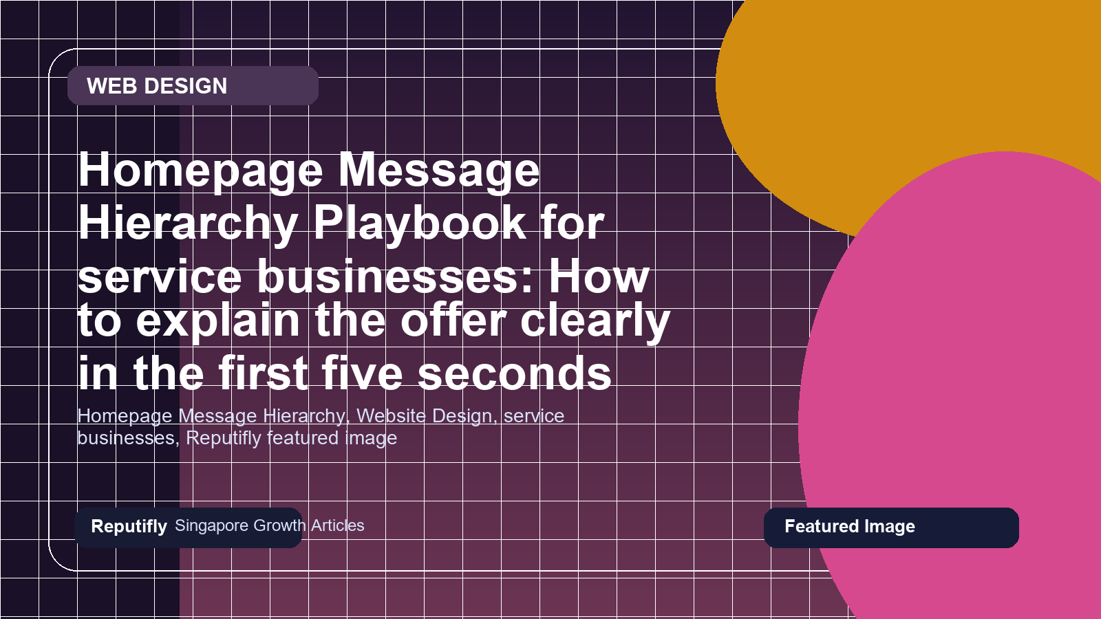 Homepage Message Hierarchy Playbook for service businesses: How to explain the offer clearly in the first five seconds featured image