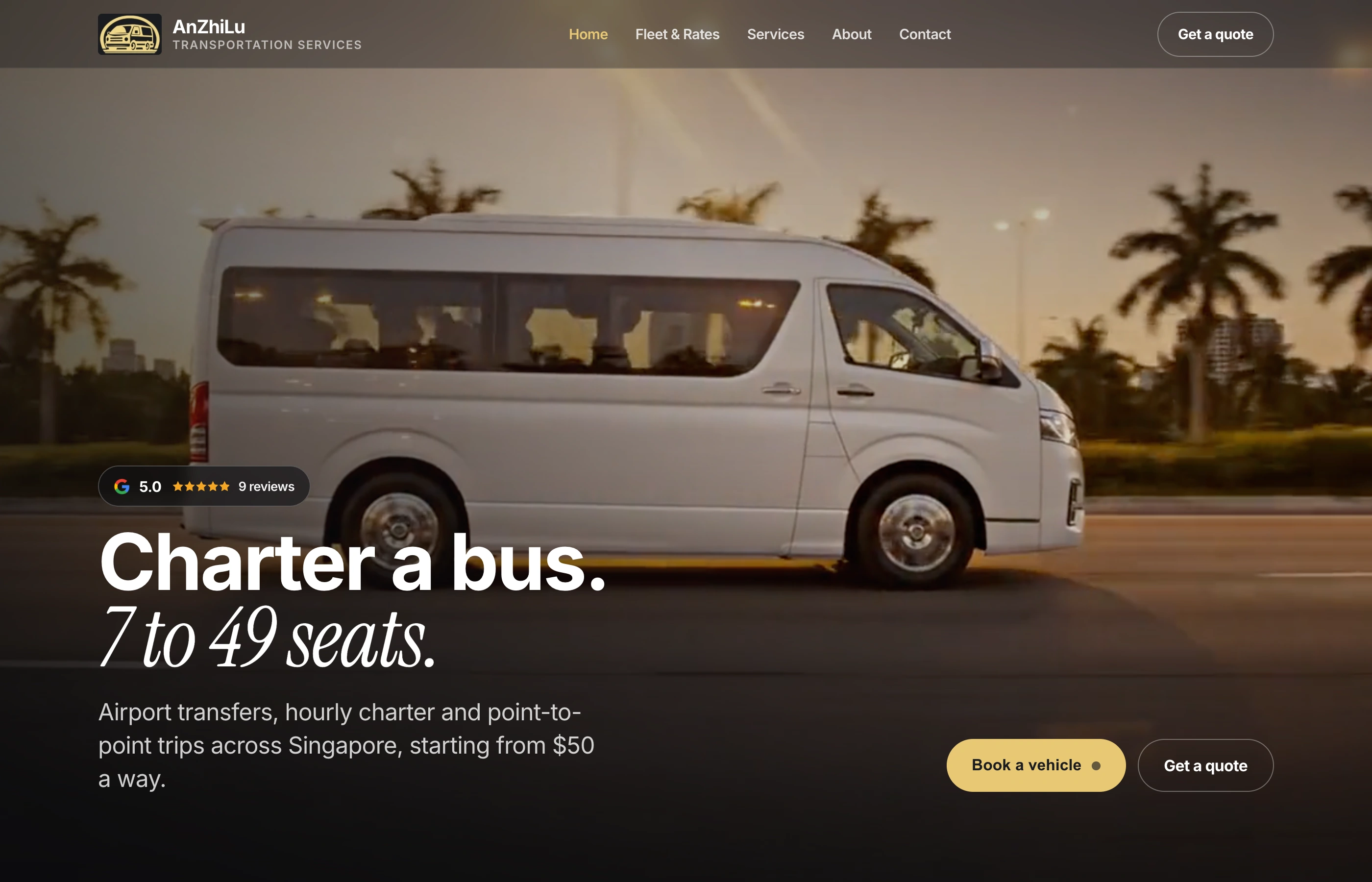 AZL Services website preview