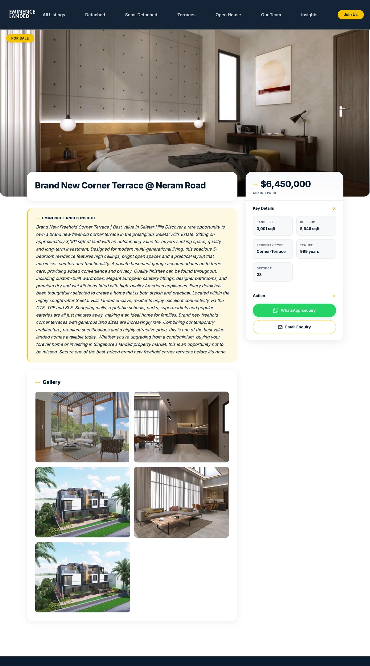 Eminence Landed — A home presented in detail