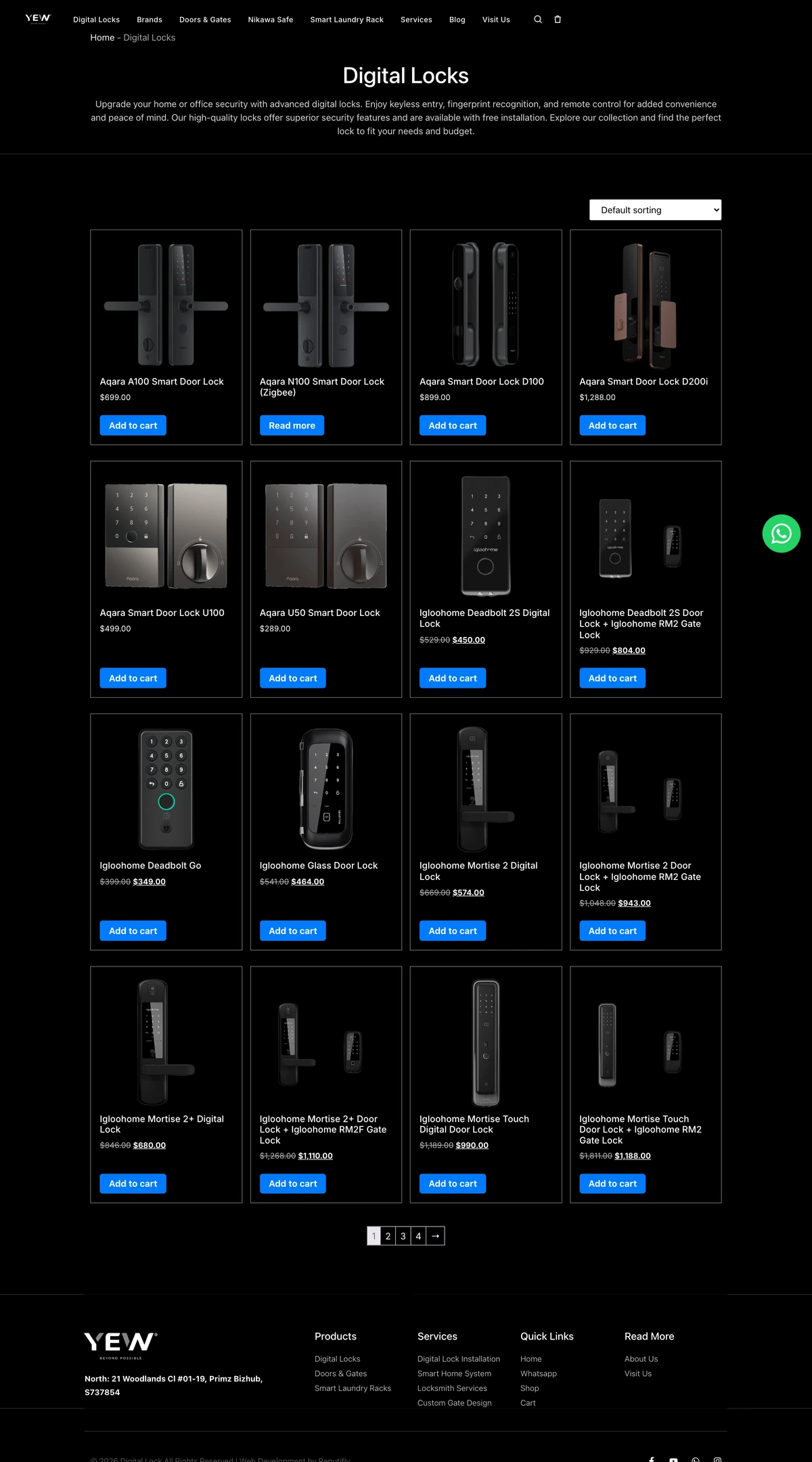 Yew Digital Lock — Browse the digital-lock catalogue