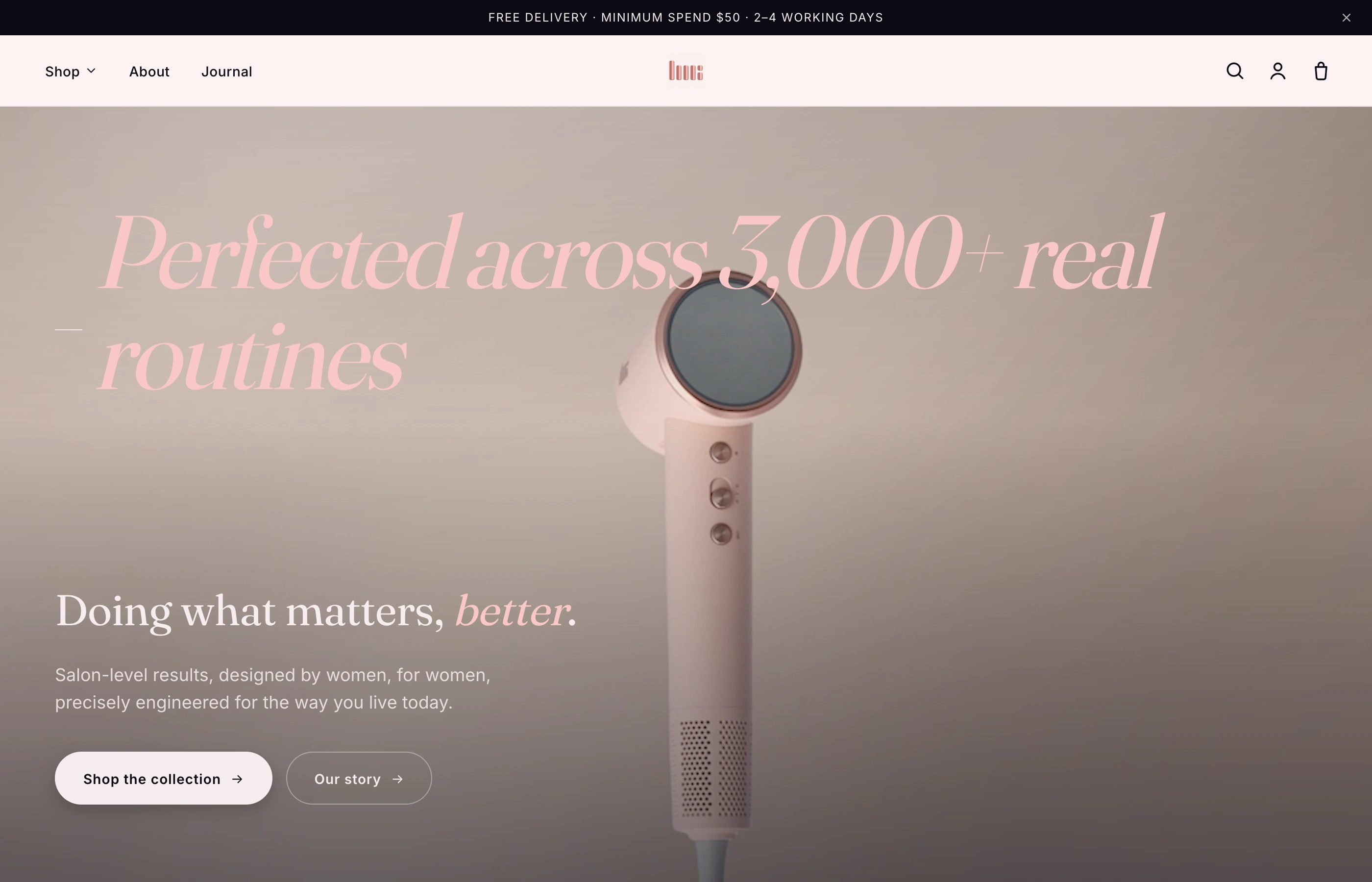Imi website design